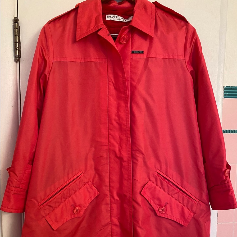 Simonetta Ravizza Fur lined hot pink jacket originally $2038